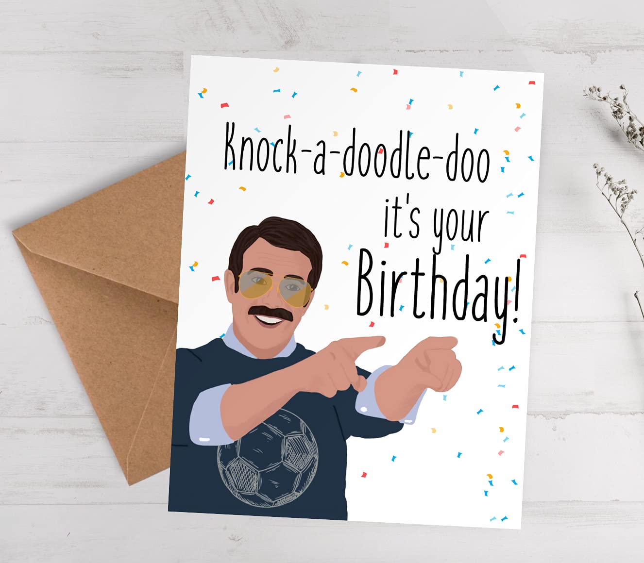 Funny Knock Knock Birthday Card for Her or Him - 4.25