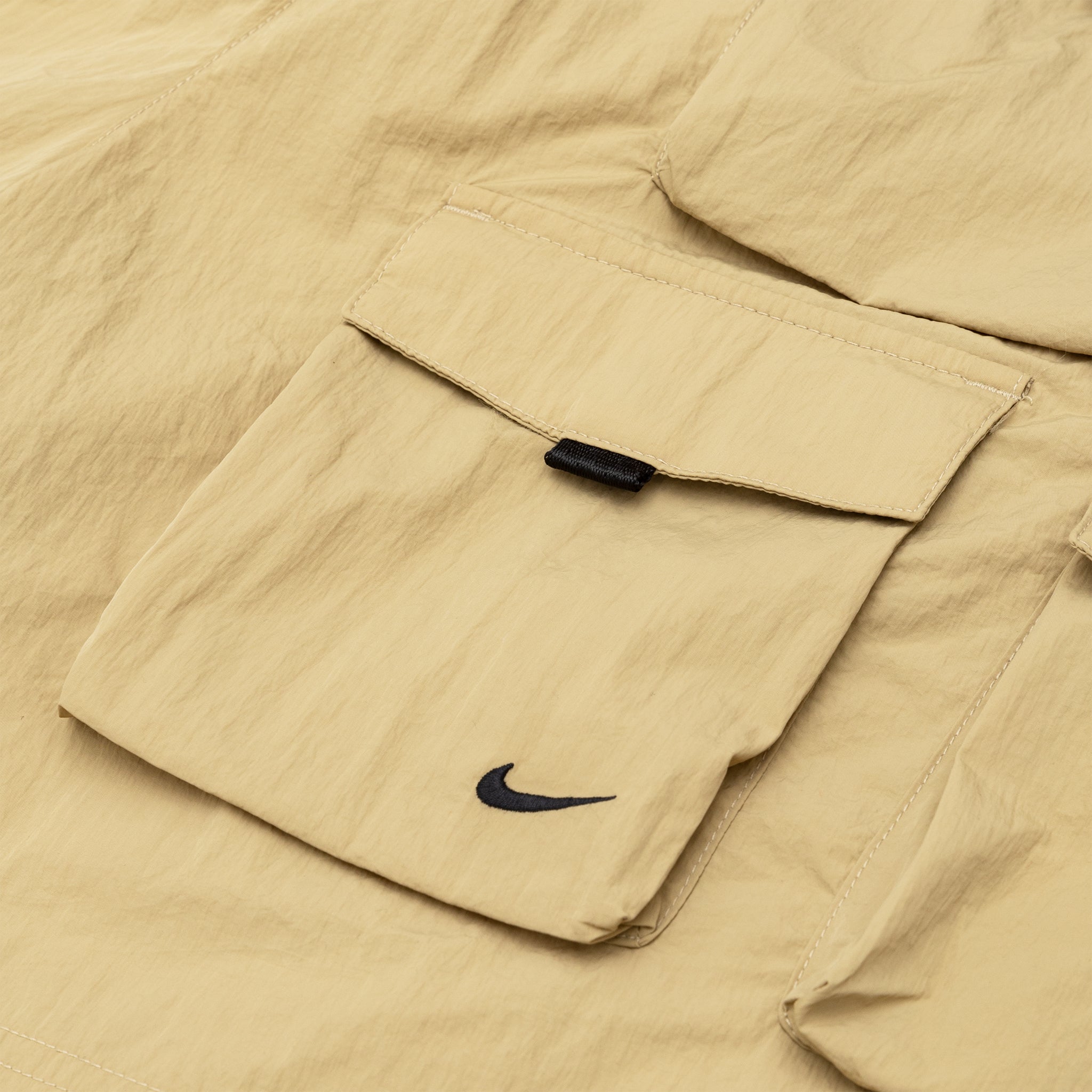 Tech Woven Cargo Shorts for Men - Parachute Style in Beige | Comfortable & Durable Outdoor Hiking, Travel & Casual Wear