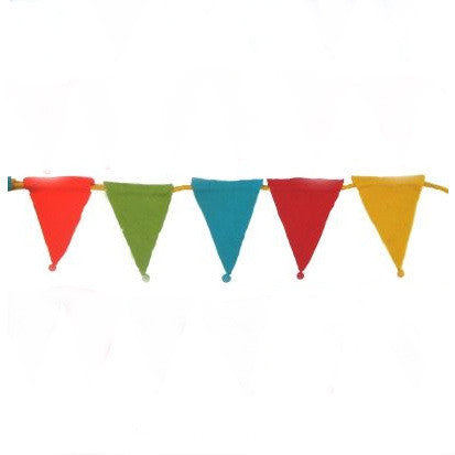Happy Flags - Multicolor Rainbow Decorative Flags for Outdoor & Indoor Party Decorations - Perfect for Birthday, Wedding, and Festival Celebrations