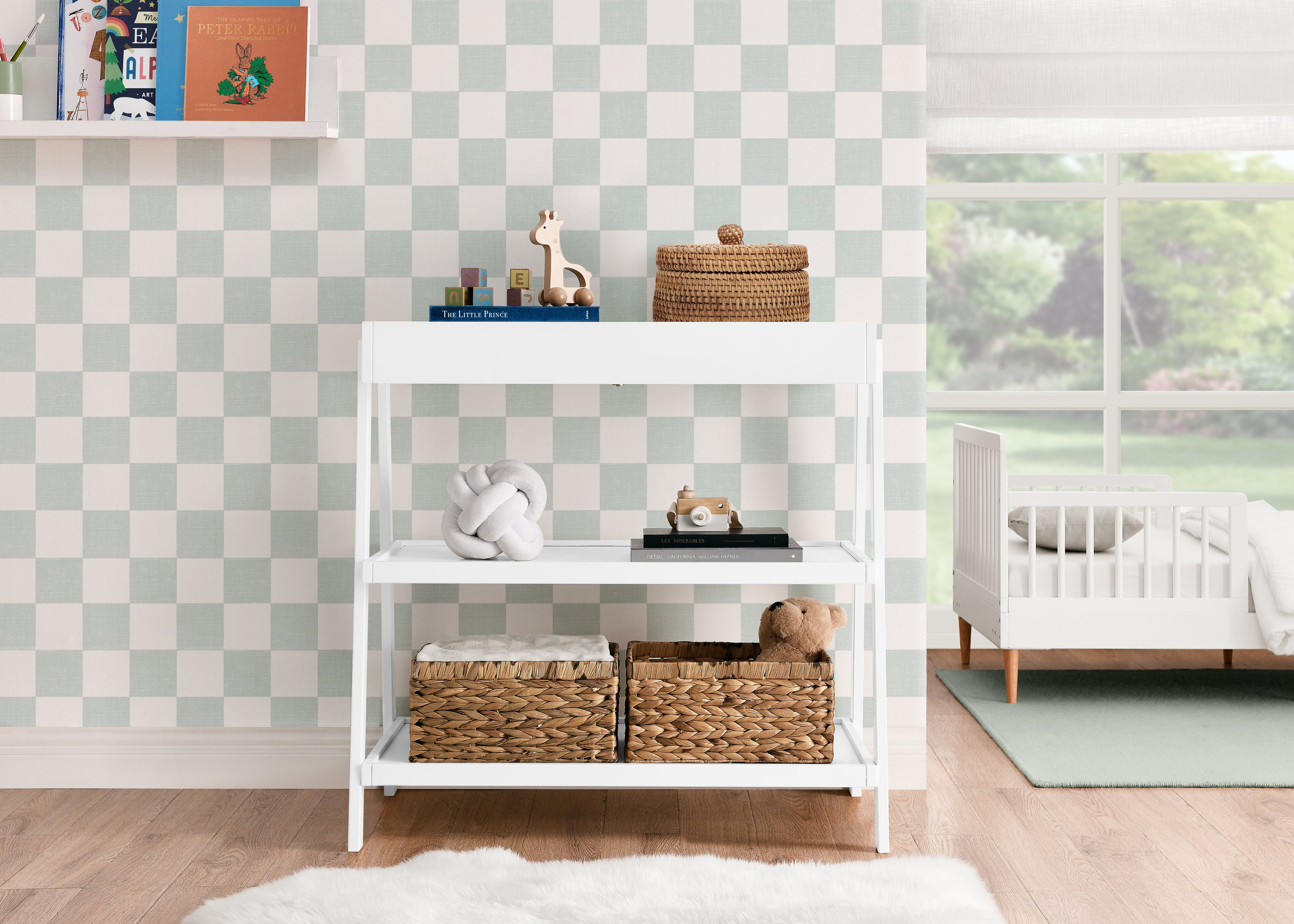 Scout Changing Table - Baby Dresser with Safety Straps & Storage Baskets for Nursery Organization | Perfect for Diaper Changes & Baby Care Essentials