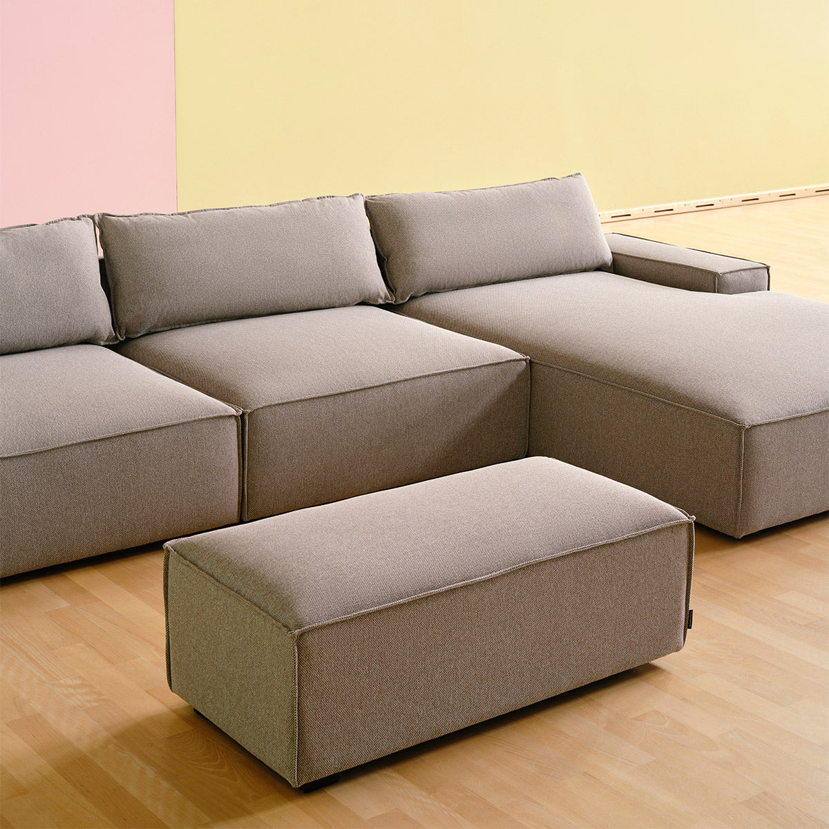 Stylish Daphne Fabric 1-Seater Right Chaise Modular Sofa - Perfect for Small Living Rooms, Apartments & Cozy Spaces