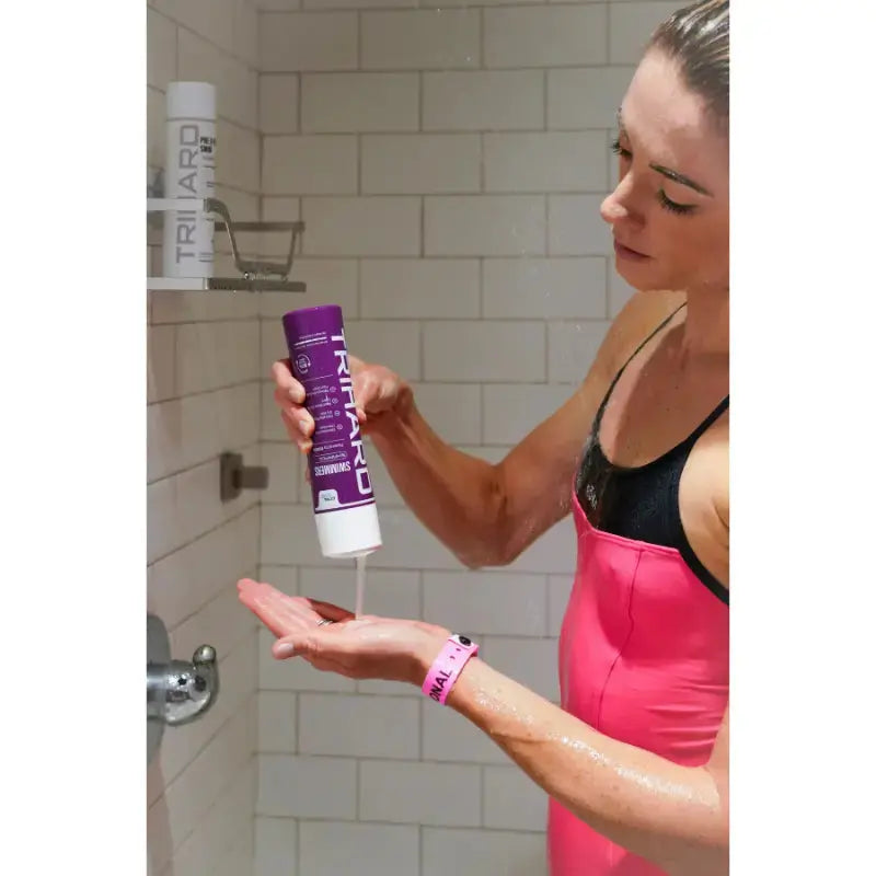 Swimmer Hair Care Combo Set - Chlorine Removal Shampoo & Conditioner for Swimmers - Post Swim Hair Repair Treatment - Perfect for Pool, Beach & Water Sports Enthusiasts