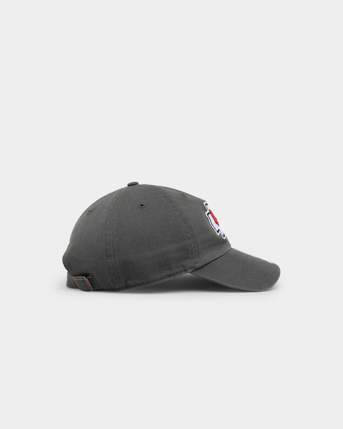 47 Brand Kansas City Chiefs 47 Clean Up Strapback Charcoal Hat - Adjustable Snapback Cap for NFL Fans, Sports Enthusiasts - Perfect for Game Day, Tailgating & Casual Wear