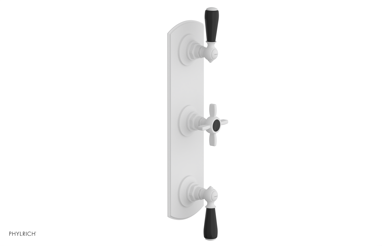 Jamestown Thermostatic Shower Valve with Dual Volume Control - Black Accents (Model 4-740) for Modern Bathroom & Spa Experience