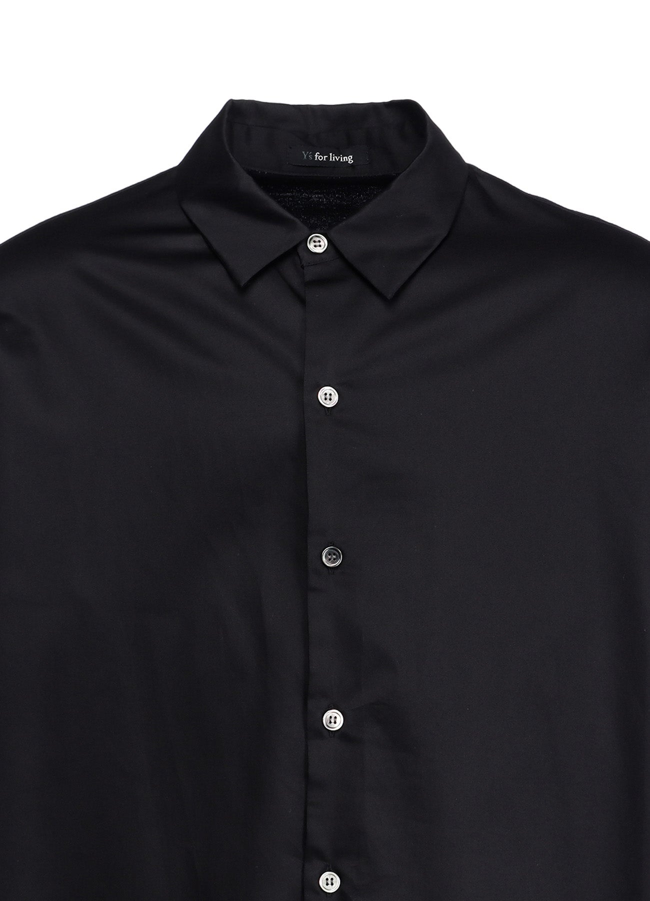 Premium Cotton Satin Switching Collar Shirt for Men - Size L | Business Casual & Formal Wear | Office, Party & Special Occasions