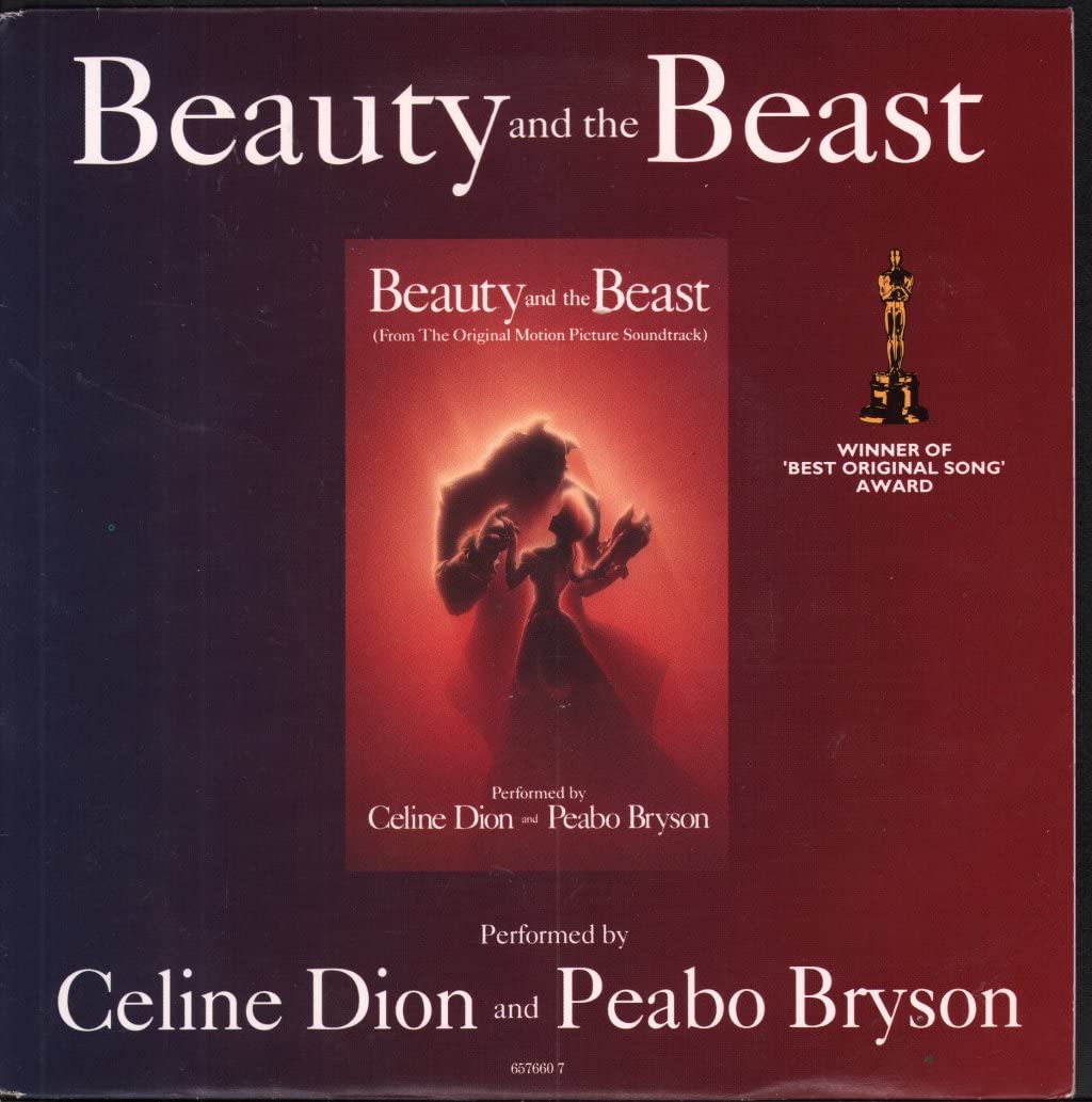 Beauty and the Beast (with Peabo Bryson) - 7-Inch Vinyl Single Record - Disney Soundtrack Collectible - Perfect for Music Lovers & Disney Fans