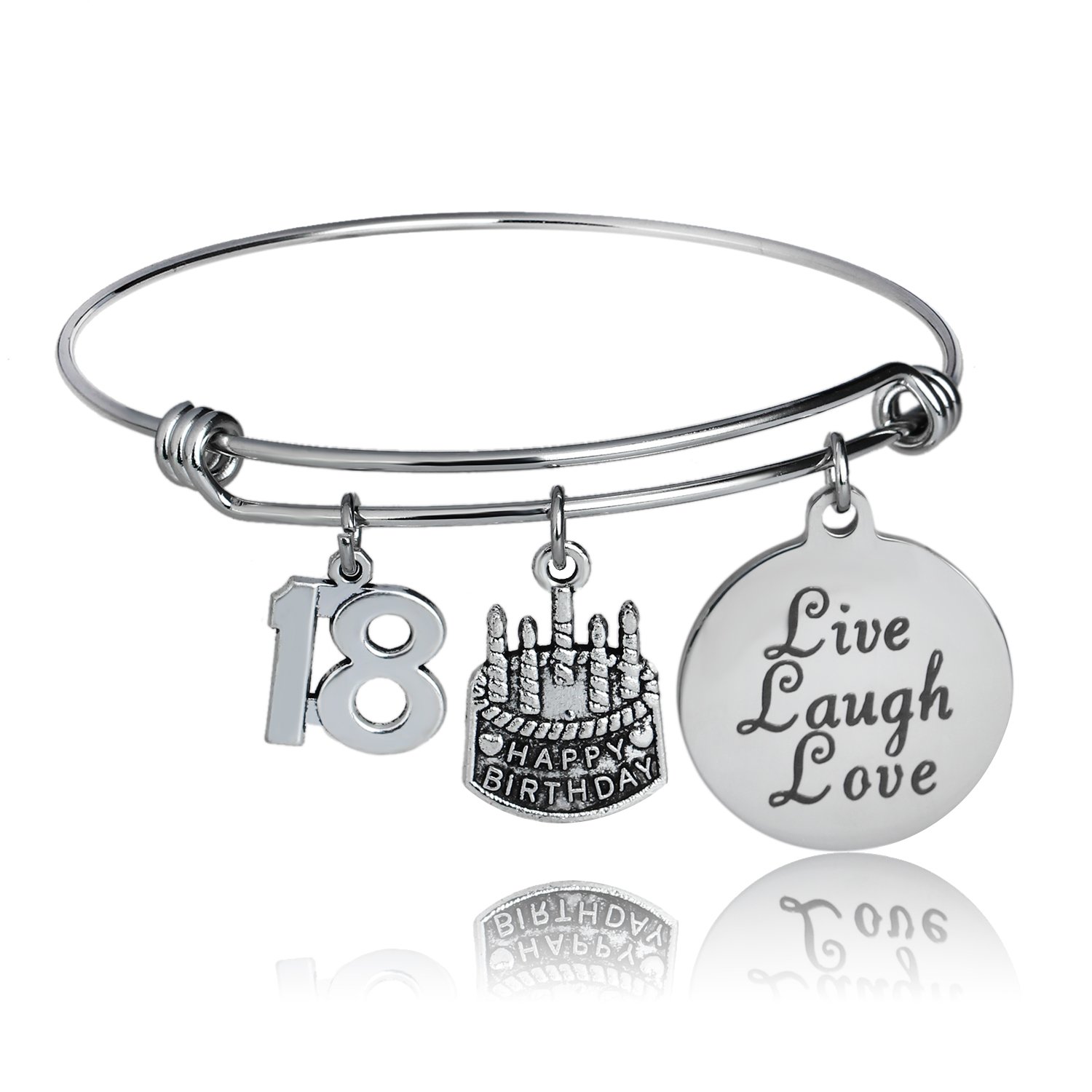 YEEQIN Happy Birthday Bracelet for Women - Elegant Birthday Gift for Daughter, Sister, Mom, Grandma | Perfect for Birthday Parties, Anniversaries & Special Occasions