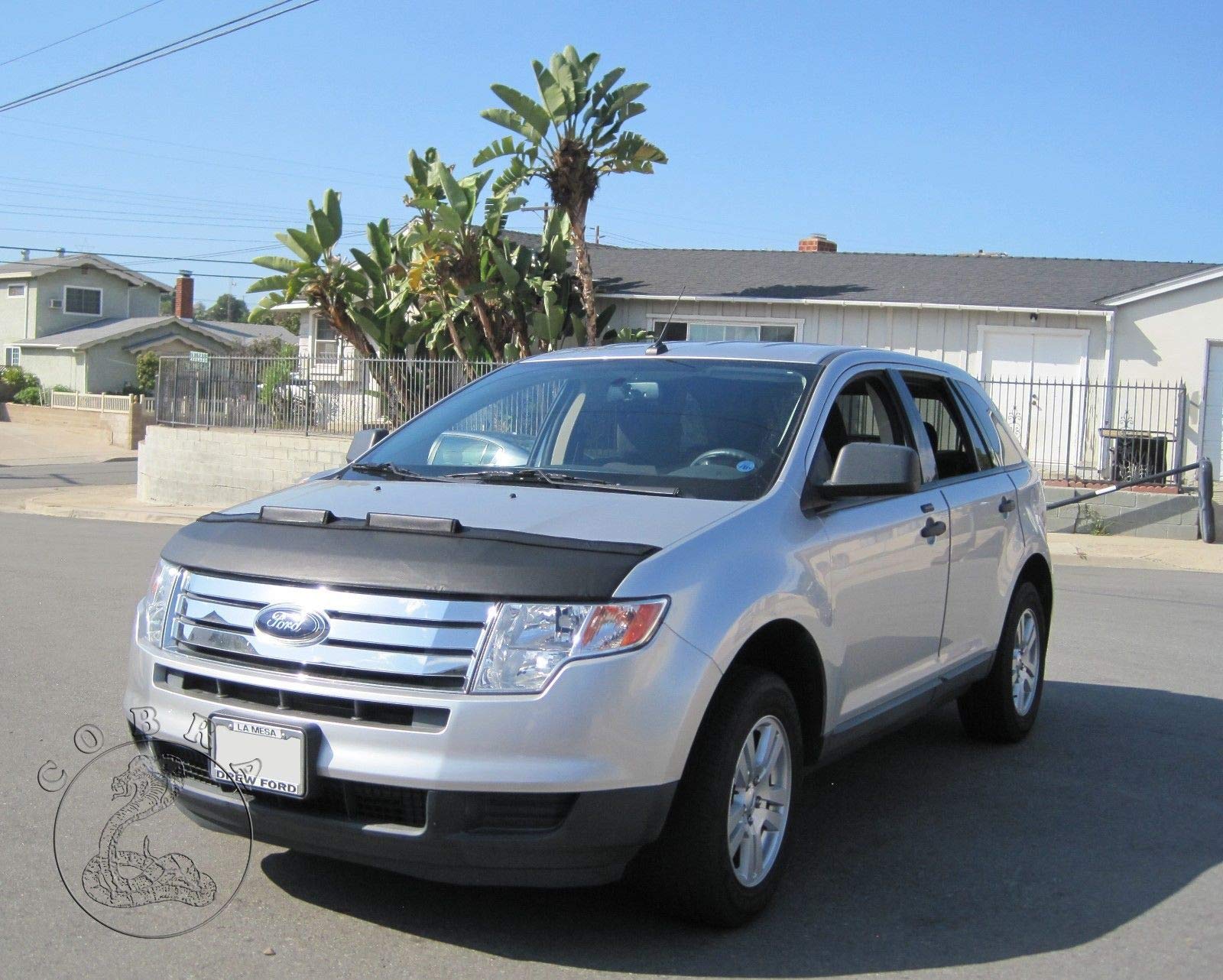 Ford Edge Car Bra Hood Cover (2007-2010) - Protective Bonnet Mask for Weather & Road Debris Protection - Perfect for Road Trips & Daily Commuting