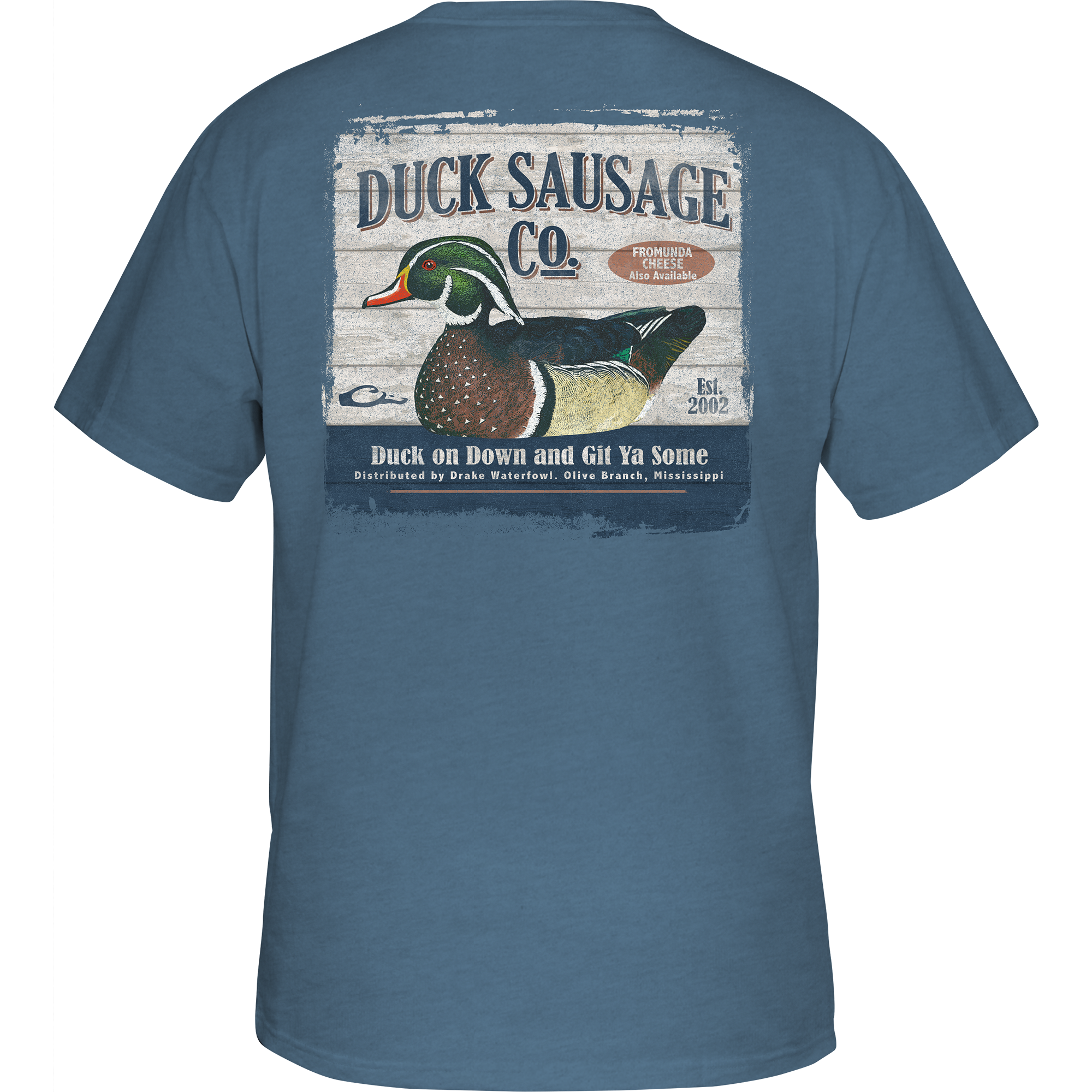 Duck Sausage Funny Graphic T-Shirt for Men & Women - Casual Cotton Tee for Duck Lovers, Foodies, and Humor Enthusiasts - Perfect for Gifts, Parties, and Everyday Wear