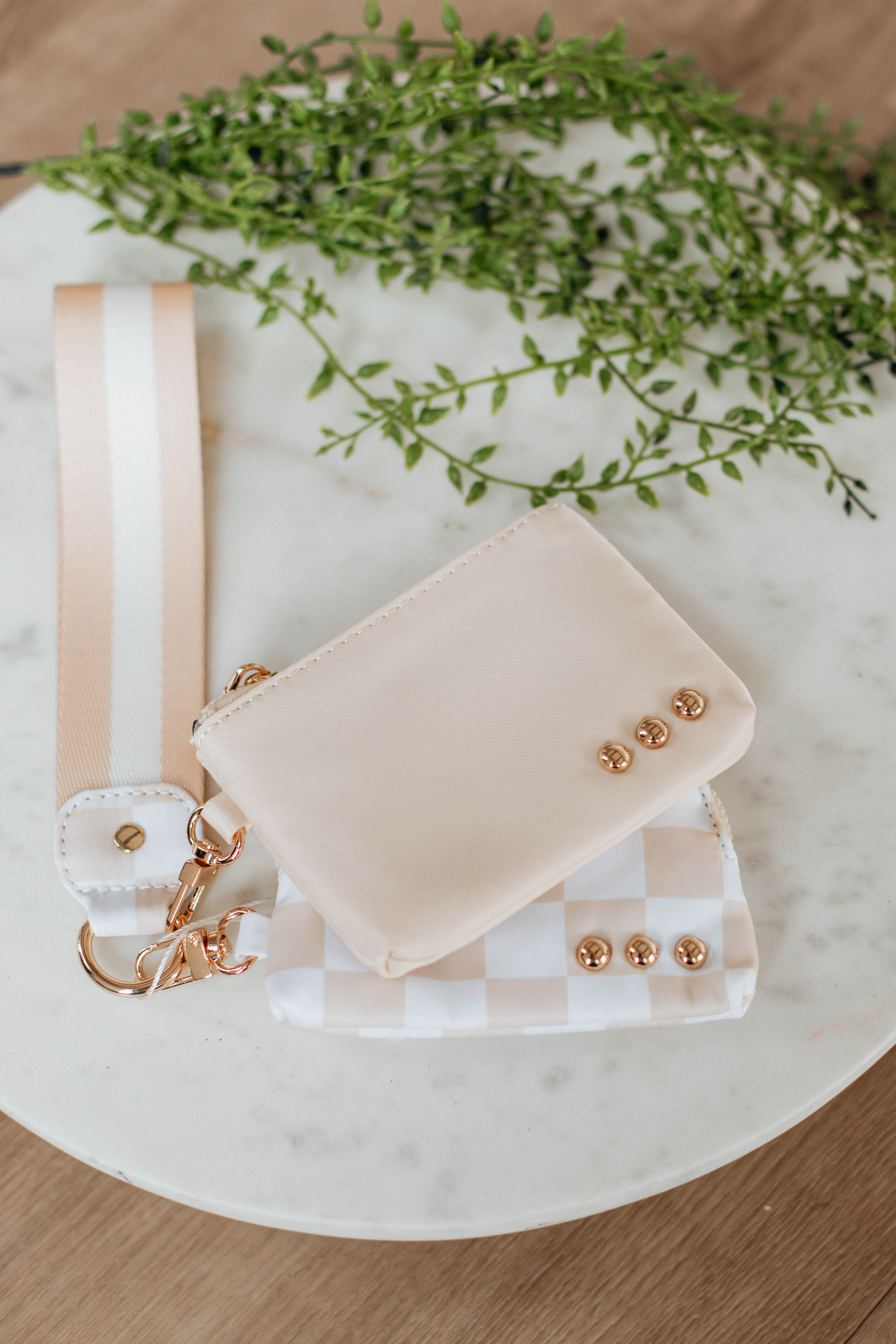 Dania Dual Wristlet Wallet - Natural Leather Crossbody Purse for Women | Perfect for Travel, Shopping & Everyday Use