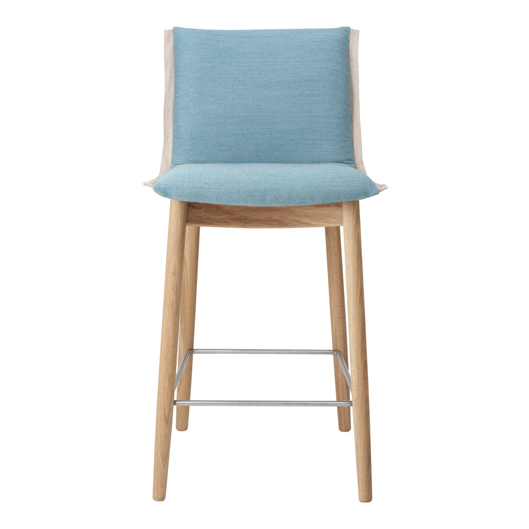 E006 Modern Embrace Bar Stool - Adjustable Height Counter Stool with Backrest for Kitchen Island, Breakfast Bar & Home Decor - Comfortable & Stylish Seating Solution