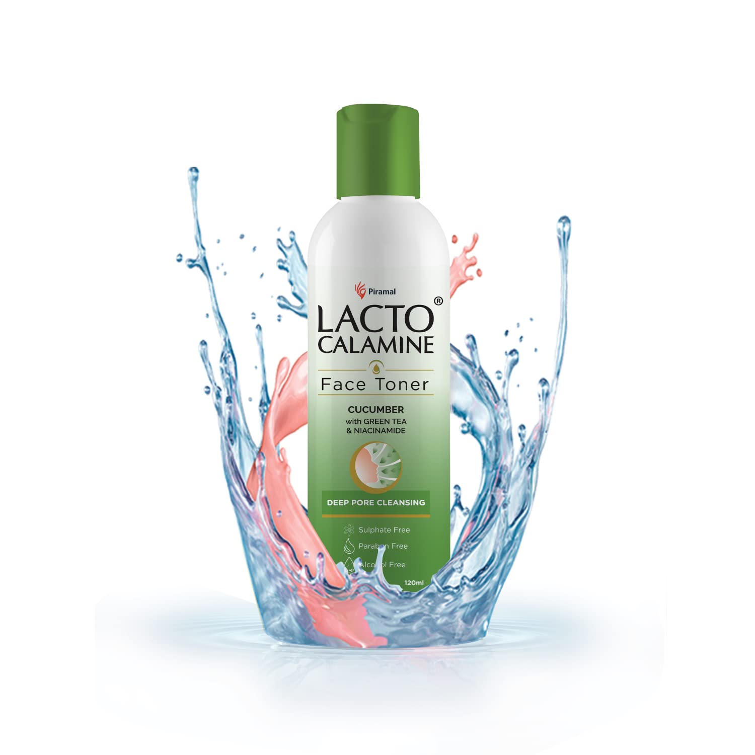 Lacto Calamine Cucumber Face Toner with Green Tea & Niacinamide - 120ml | Daily Cleansing Face Wipes with Aloe Vera, Cucumber & Vitamin E (25 Wipes) | Oil Control, Pore Minimizing & Hydrating | Perfect for Travel, Gym & Daily Skincare Routine