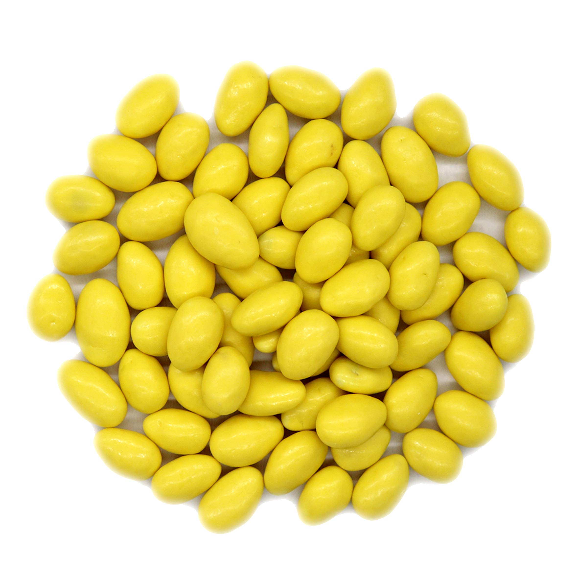 Premium Smarty Stop Chocolate Covered Almonds with Lemon Cream Filling - 3 Pound Bag (Pack of 1) | Delicious Lemoncello Flavor for Gifts, Parties & Snacking