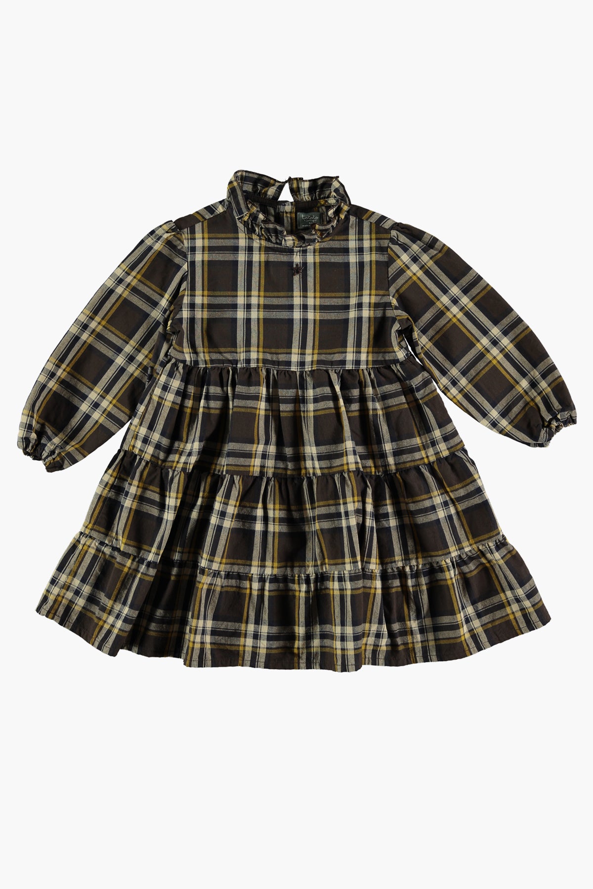 Vintage Tartan Plaid Dress for Girls - Classic Retro Style Kids' Party & Holiday Outfit