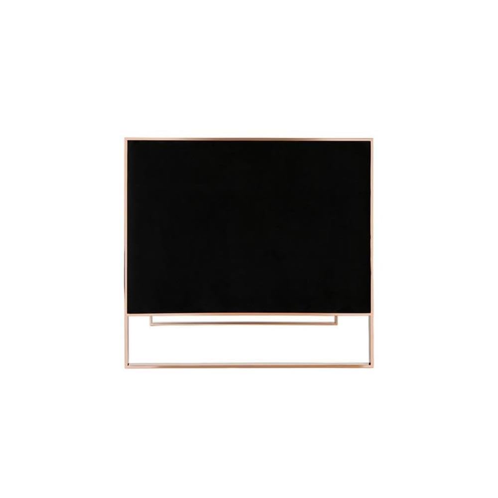 Luxury Velvet Tufted Loveseat Sofa - Black & Rose Gold Upholstery for Living Room, Bedroom, or Office