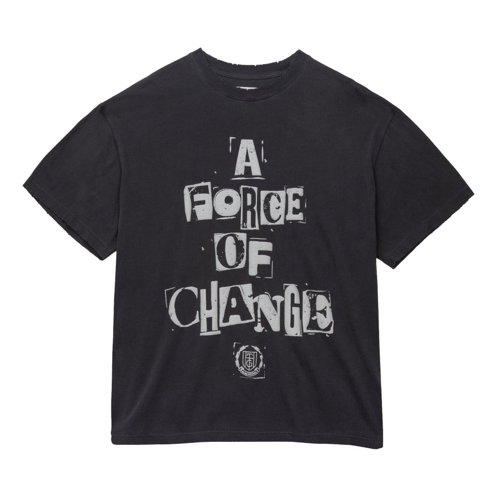 Honor The Gift A Force Of Change Short Sleeve T-Shirt - Black | Men's Streetwear Fashion for Casual Wear & Urban Lifestyle