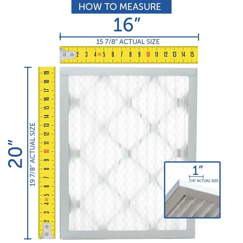28x30x2 MERV 8 Pleated Air Filter - 6 Pack | Made in USA | Fits AC & Furnace Systems | Improves Indoor Air Quality for Homes & Offices
