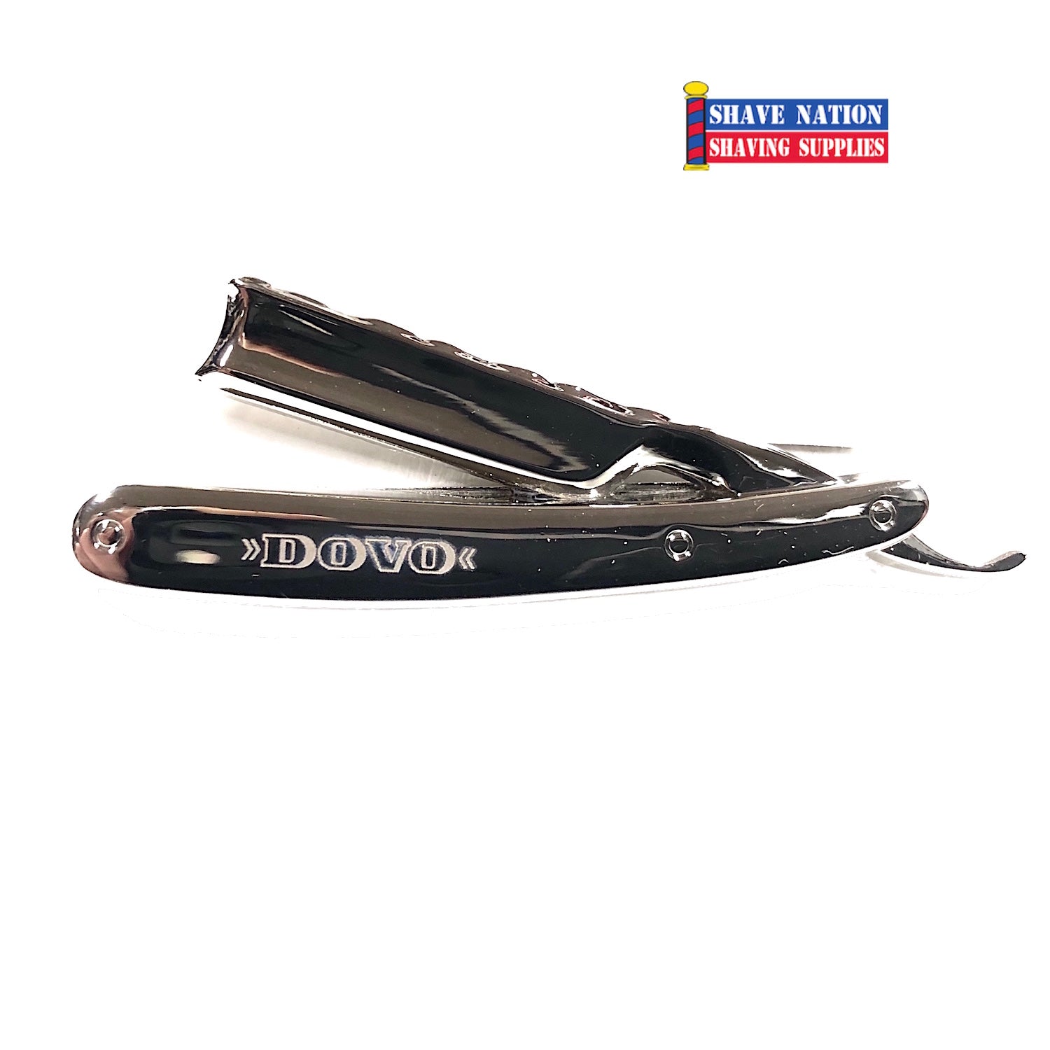 Dovo Straight Razor Tie Clip - Stainless Steel Classic Men's Accessory for Formal Wear & Business Attire