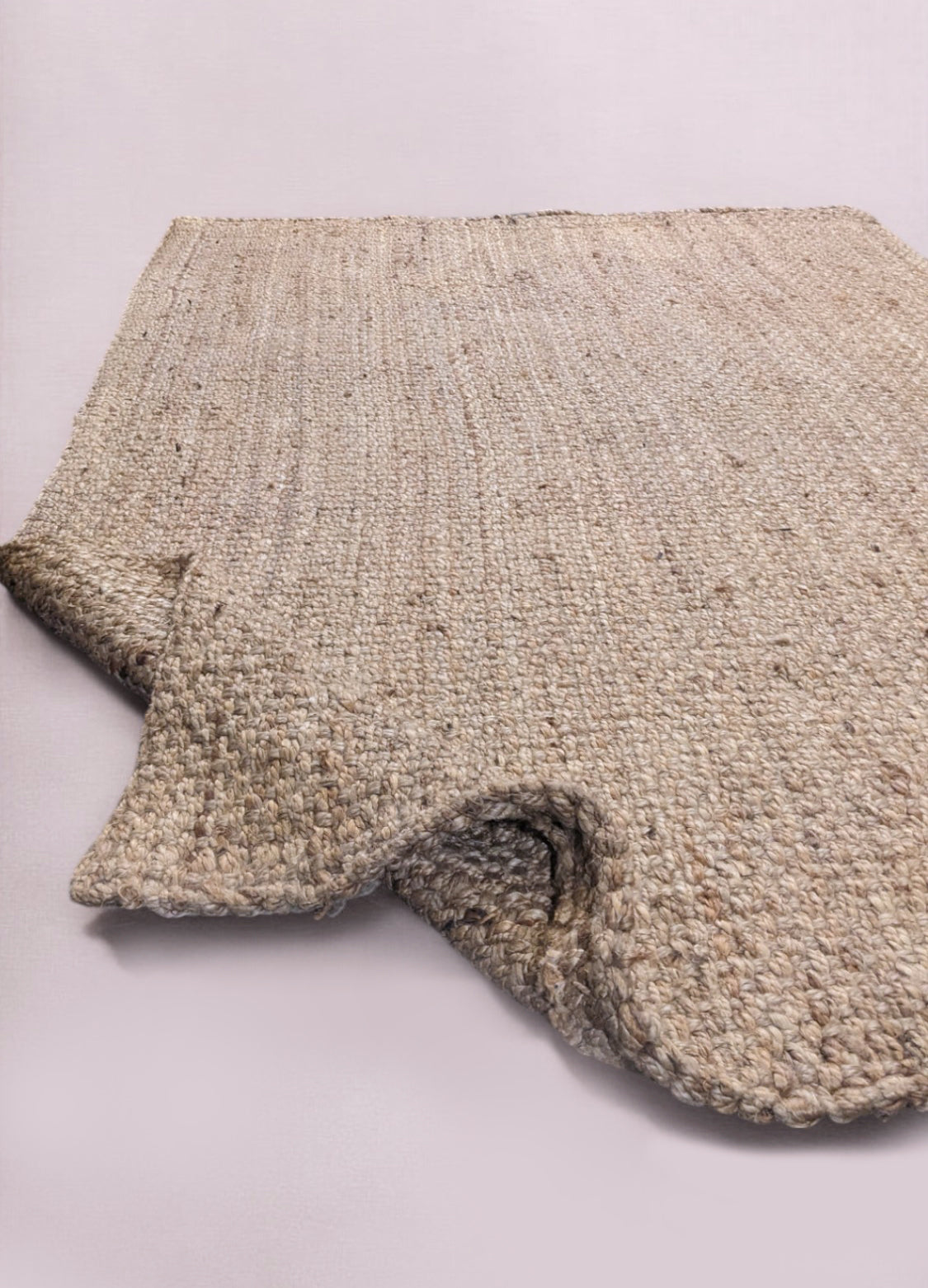 Natural Jute Rug 8x5 Feet - Eco-Friendly Handwoven Floor Mat for Living Room, Bedroom & Boho Home Decor - Soft & Durable Area Rug for Indoor Use