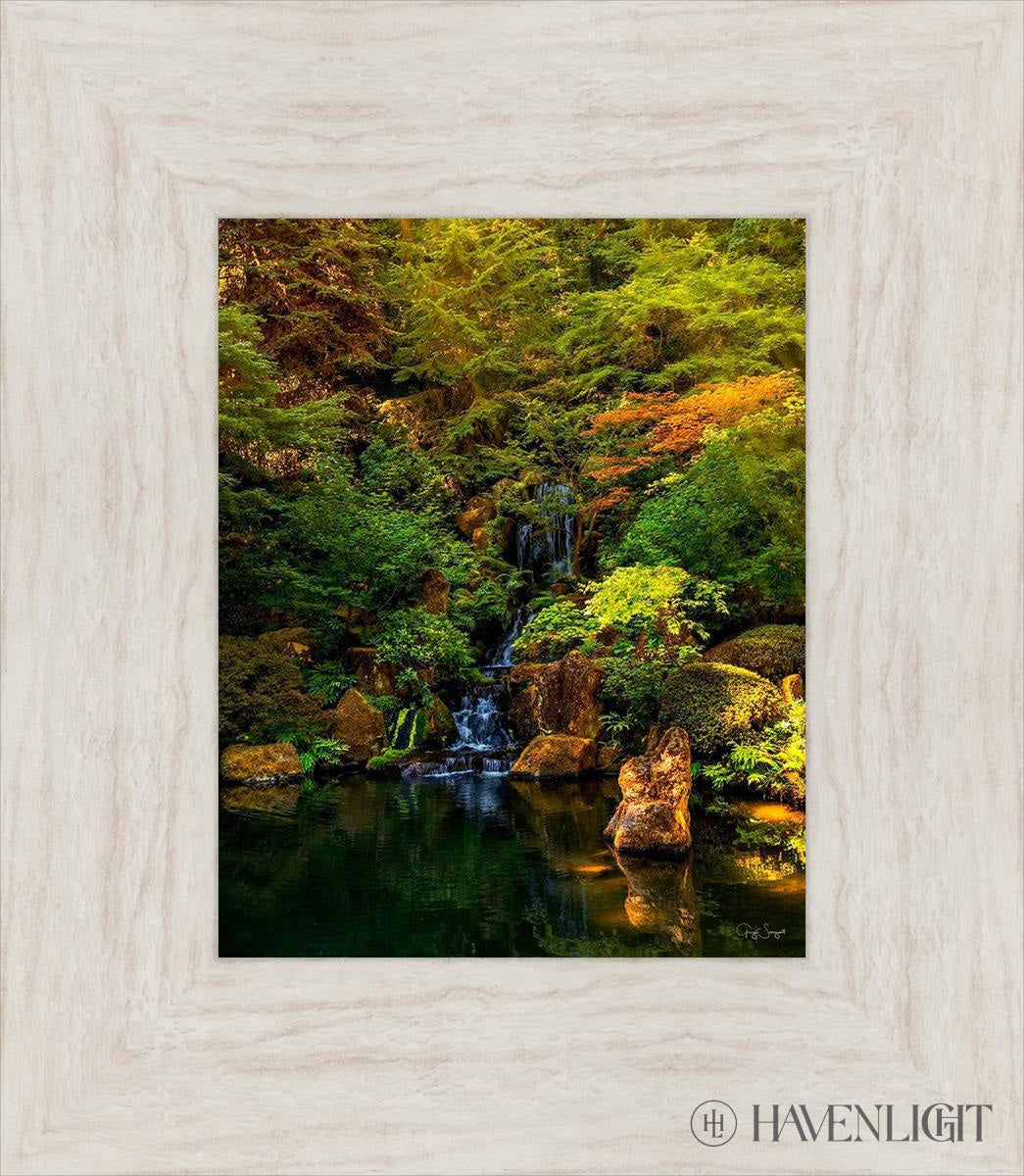 Secluded Pond By Greg Sargent - Handmade Landscape Oil Painting - Nature Wall Art Decor for Living Room, Bedroom & Office
