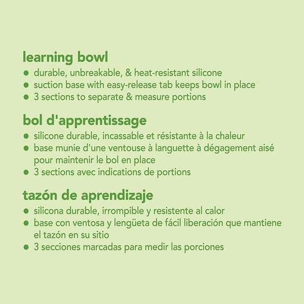 Learning Bowl - Premium Educational Feeding Bowl for Toddlers & Kids | BPA-Free, Non-Slip Design | Perfect for Mealtime Learning & Independent Eating
