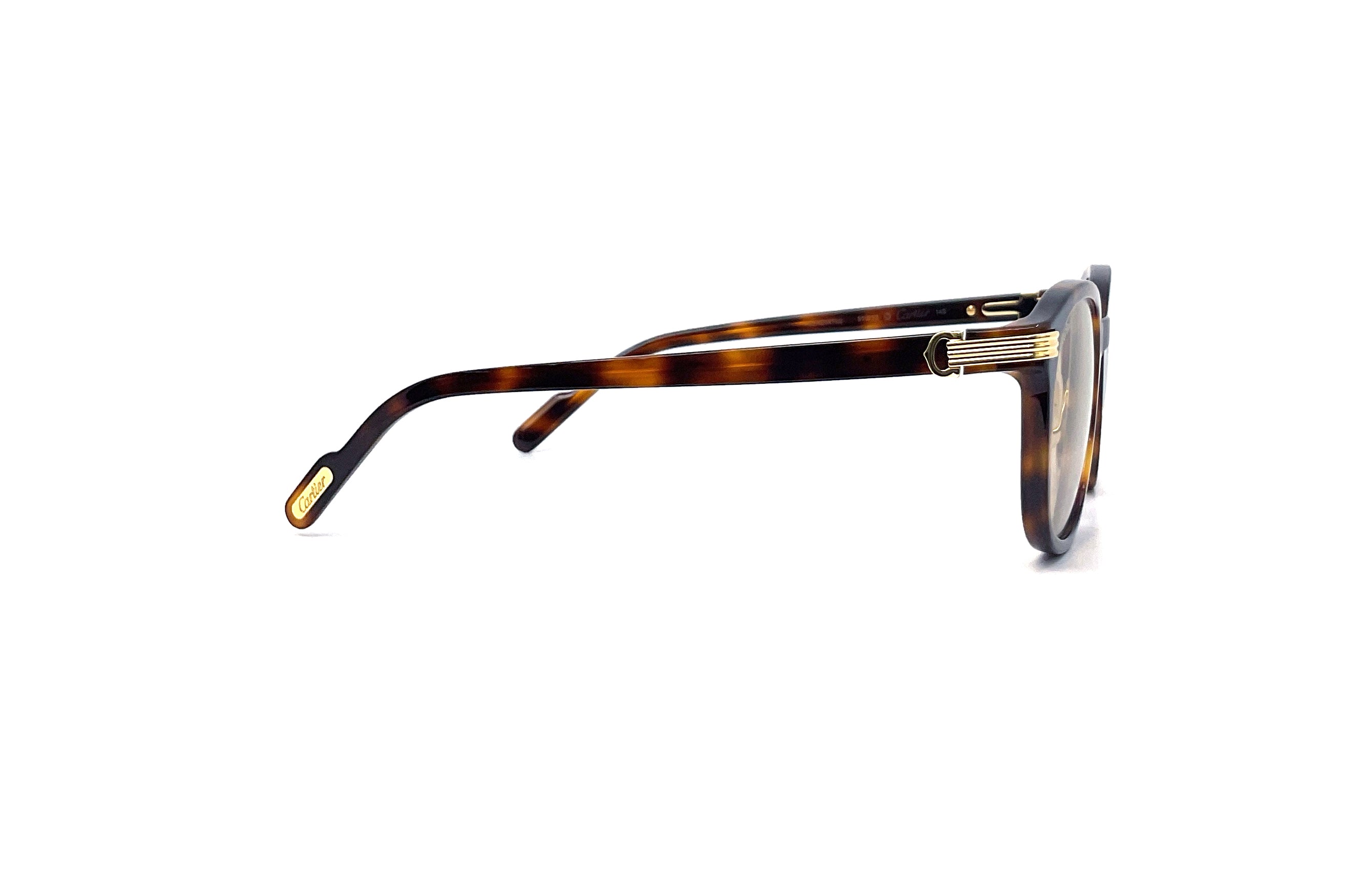 Cartier CT0302S Havana Sunglasses - Luxury Aviator Sunglasses for Men & Women - Perfect for Travel, Driving & Outdoor Activities