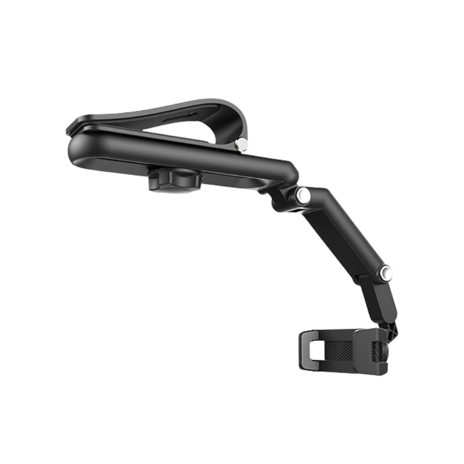 WINGKA Retractable & Rotatable Car Phone Holder for Sun Visor - 360° Adjustable Phone Mount for Dashboard & Windshield - Universal Smartphone Stand for Driving, GPS Navigation & Hands-Free Calls