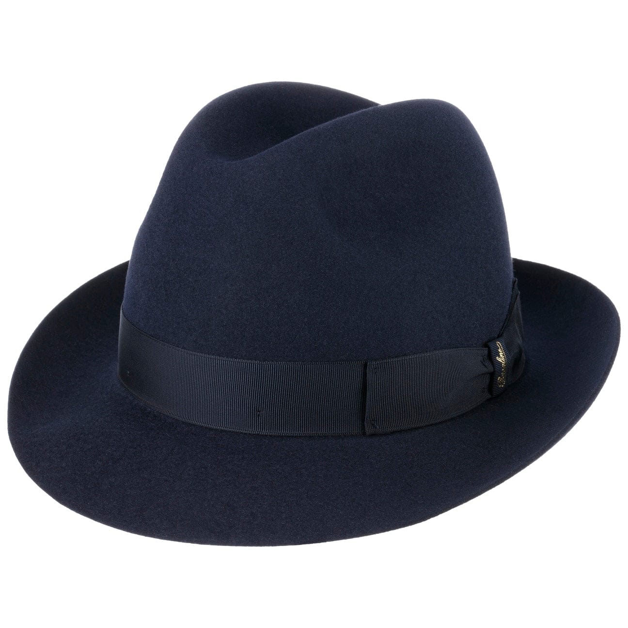 Borsalino Georgio Fur Felt Hat for Men - Classic Winter Fedora with Wide Brim - Perfect for Outdoor Events, Weddings & Cold Weather Fashion