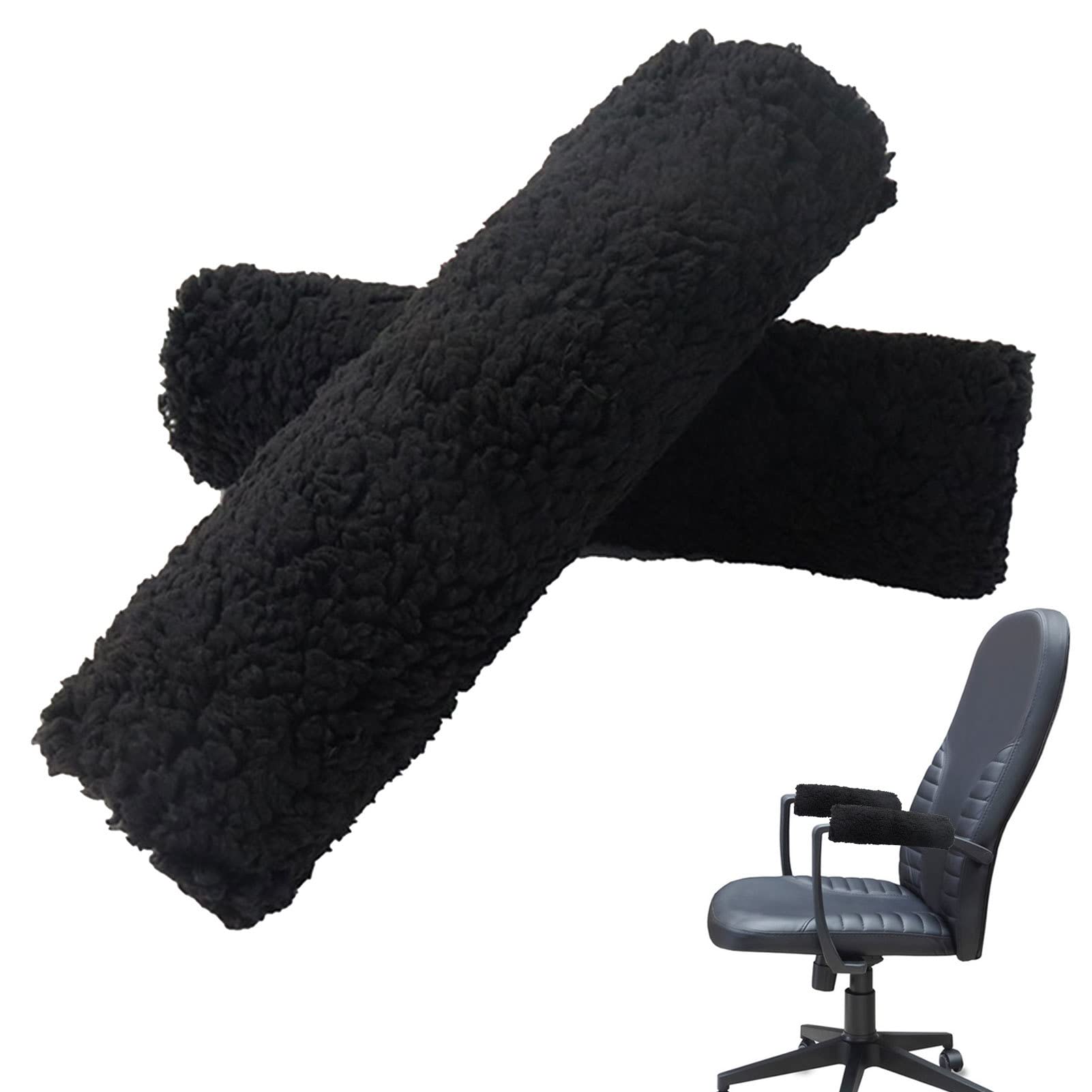 Gusengo Armrest Cushions for Wheelchairs & Office Chairs - Comfortable Support for Seniors & Adults - Essential Desk Chair, Swivel Chair & Computer Chair Accessories - Perfect for Home, Office & Healthcare Use
