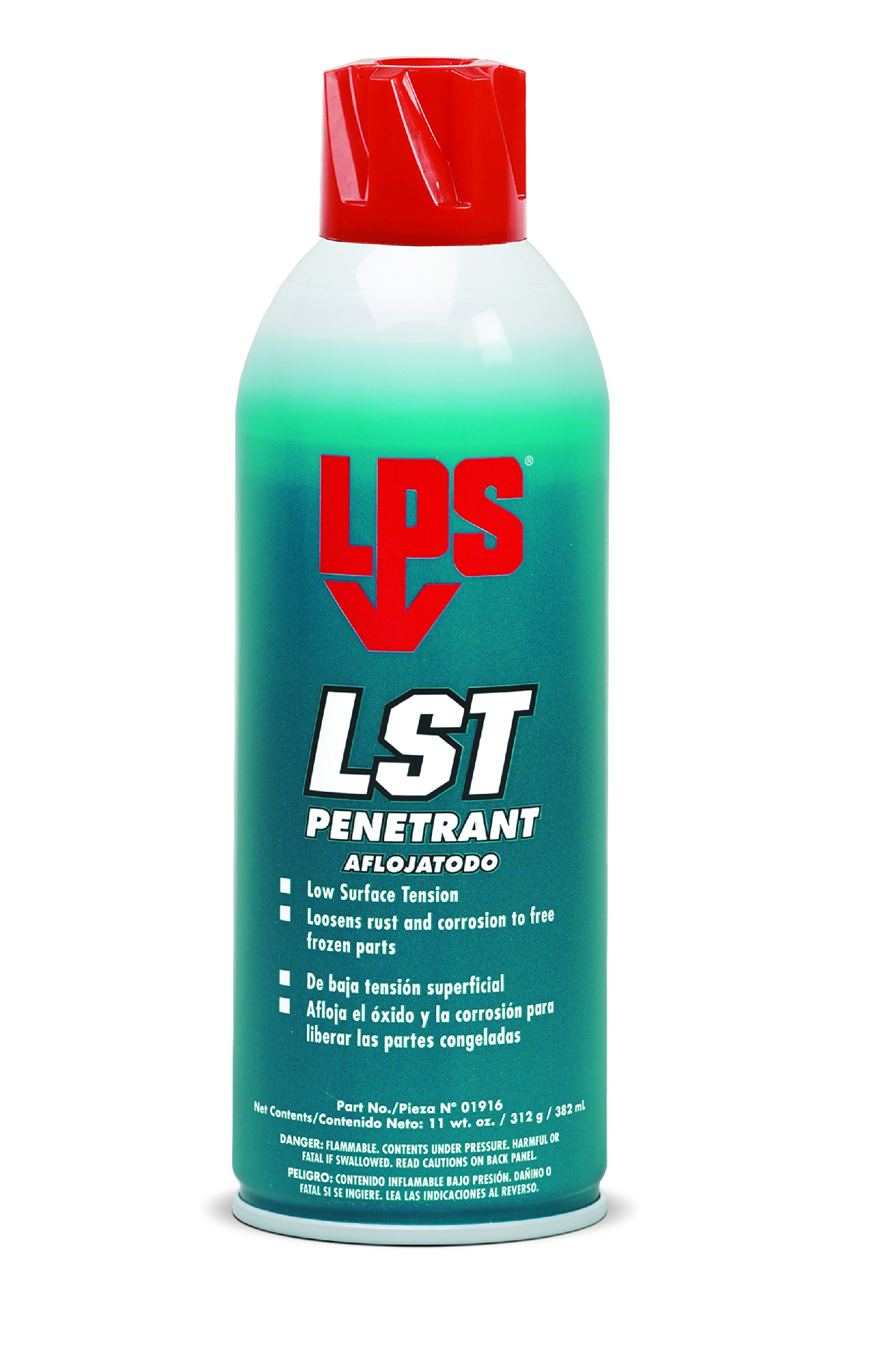 LPS 01916 LST Penetrant - Industrial Rust Remover & Lubricant (12-Pack) | Ideal for Automotive, Marine & Heavy Equipment Maintenance