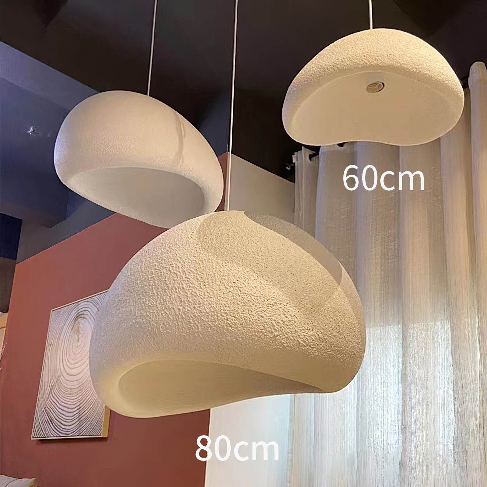 Cloud Pendant Light - Modern B-Shaped Hanging Lamp for Kitchen Island, Dining Room, or Bedroom Lighting