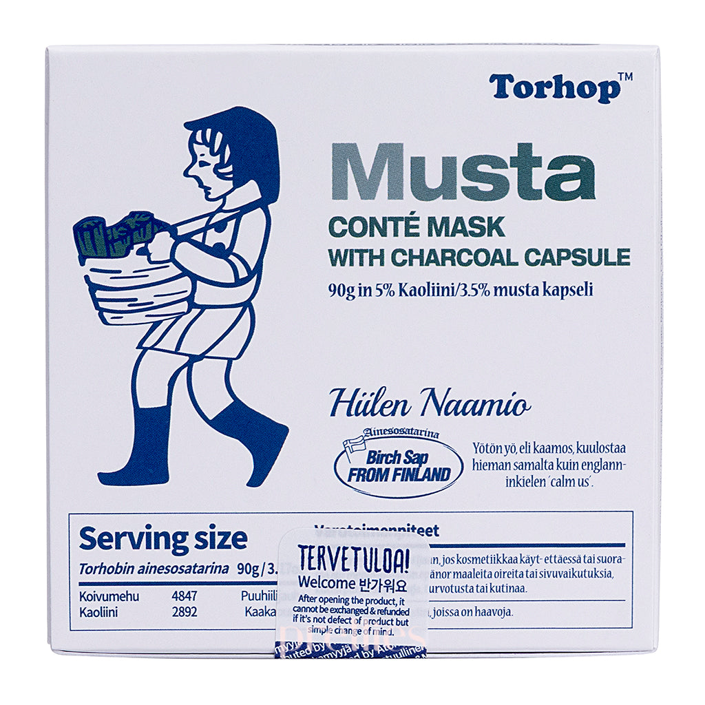 Torhop Black Conte Mask 90g - Professional Art Drawing & Sketching for Artists, Students & Beginners - Perfect for Charcoal, Pencil & Pastel Artwork