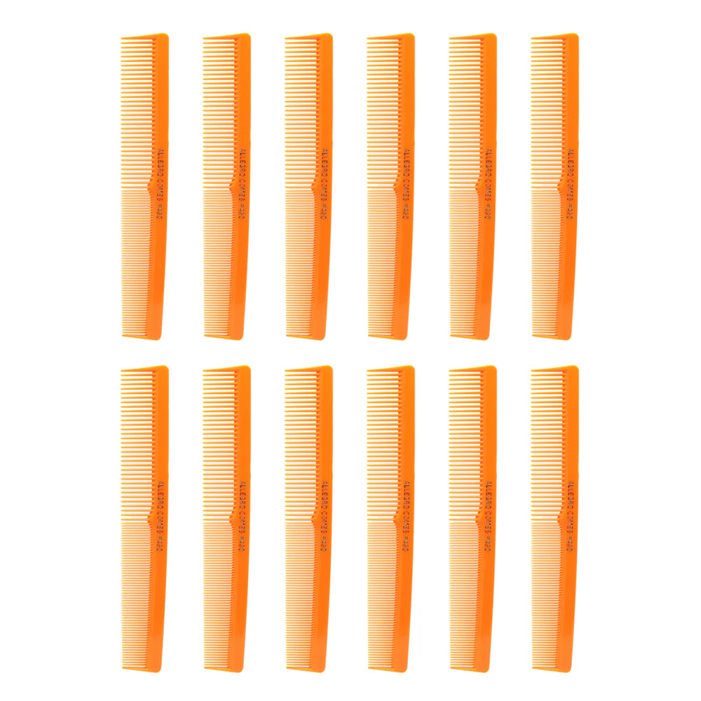 Professional 12-Piece Allegro Barber Comb Set for Hair Cutting & Styling - Perfect for Salons, Home Grooming & DIY Hairstyles