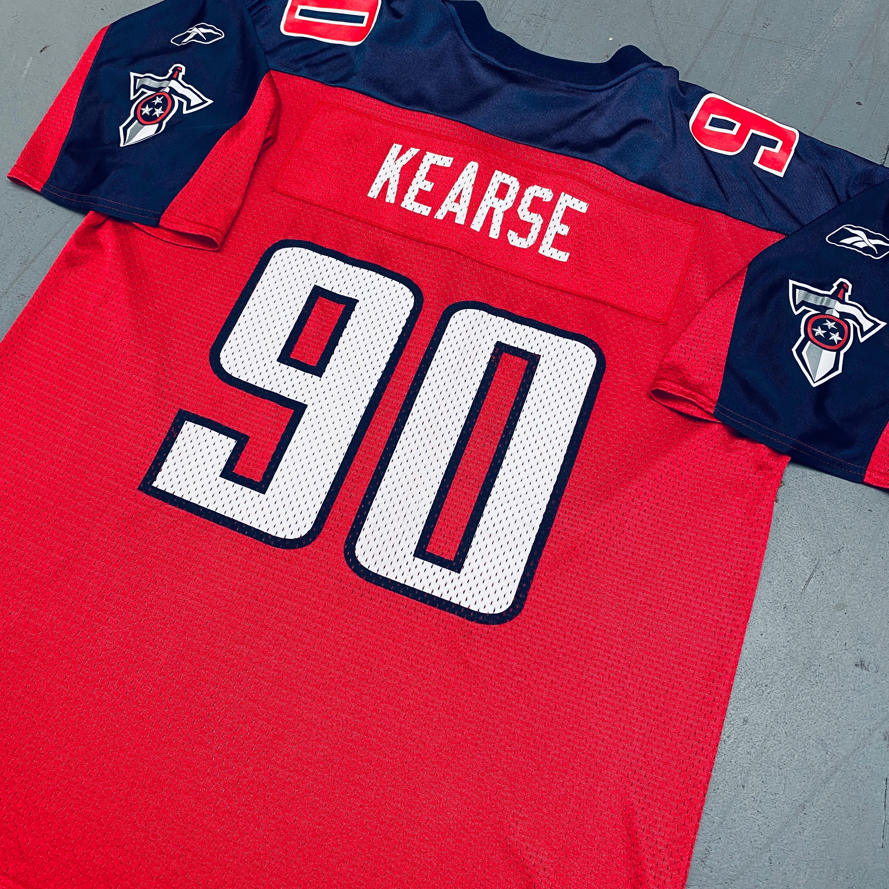 Jevon Kearse Tennessee Titans NFL Fan Alternate Jersey 2001/02 - Size XL for Game Day & Sports Collectibles
