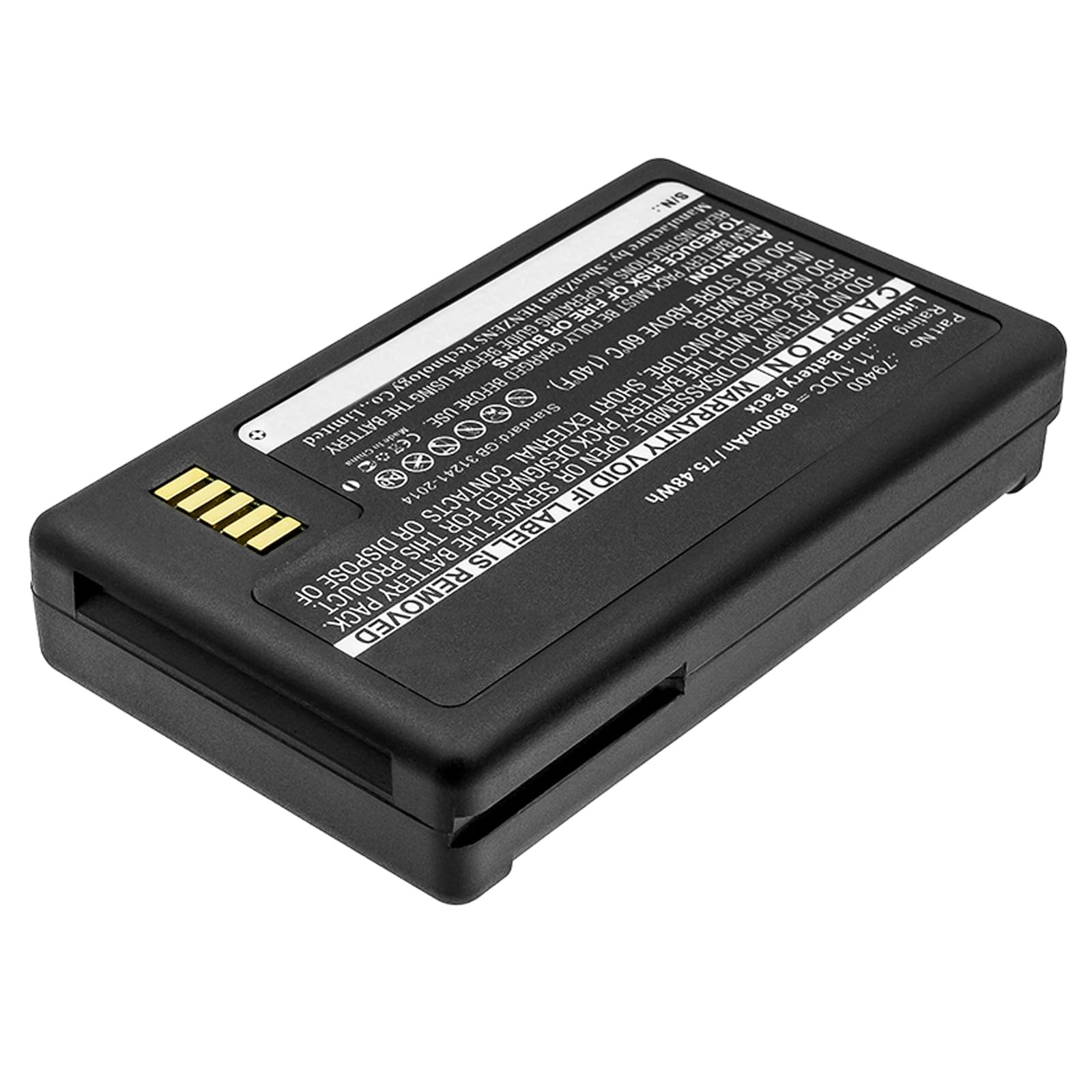Synergy Digital Equipment Battery - Li-ion 11.1V 6800mAh Replacement for Trimble 79400 | Durable Power Solution for Surveying & Construction Equipment