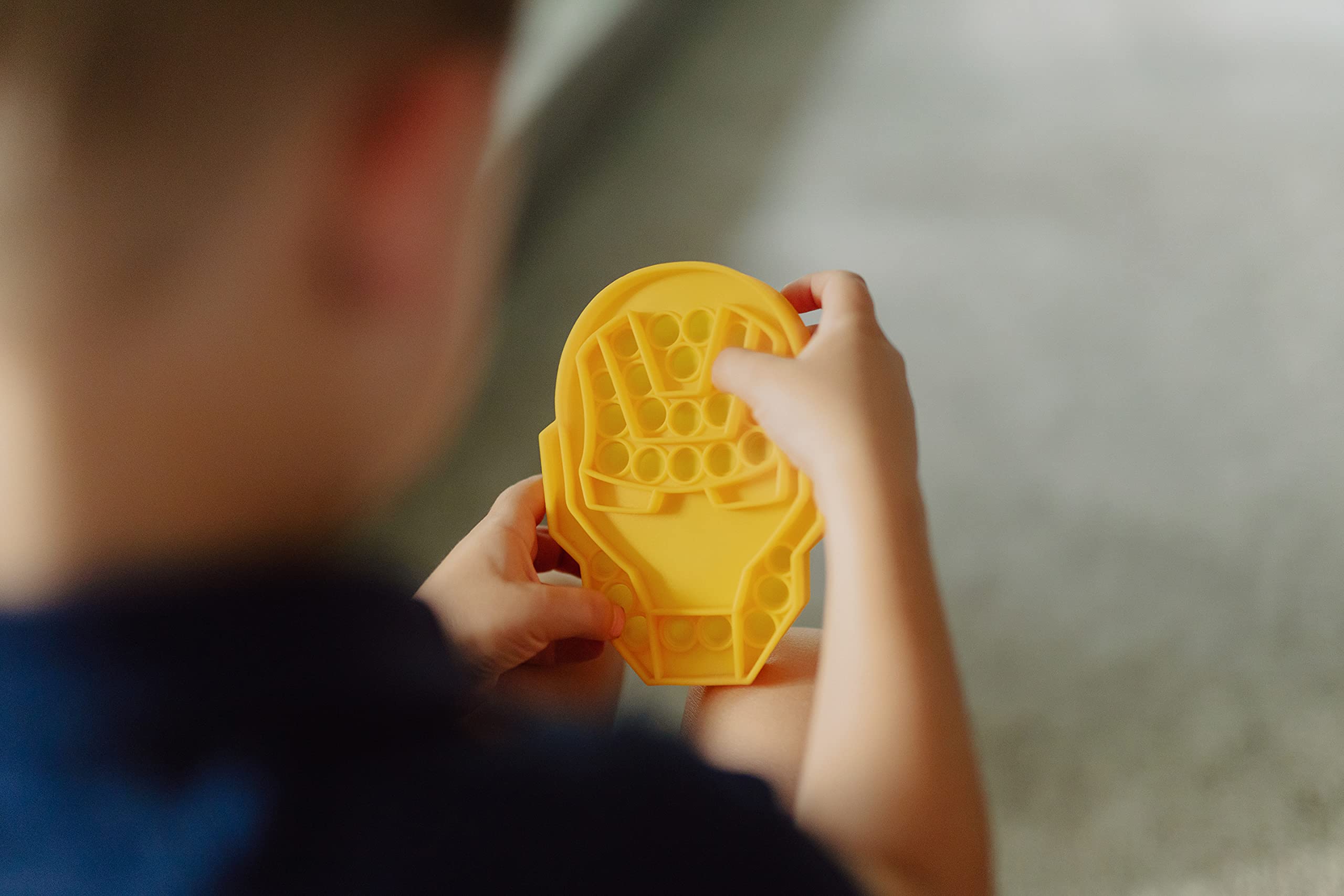 Pop It! Marvel Iron Man Fidget Sensory Toy - Stress Relief & Anxiety Relief for Kids & Adults - Perfect for Home, Office, Travel & Classroom Use