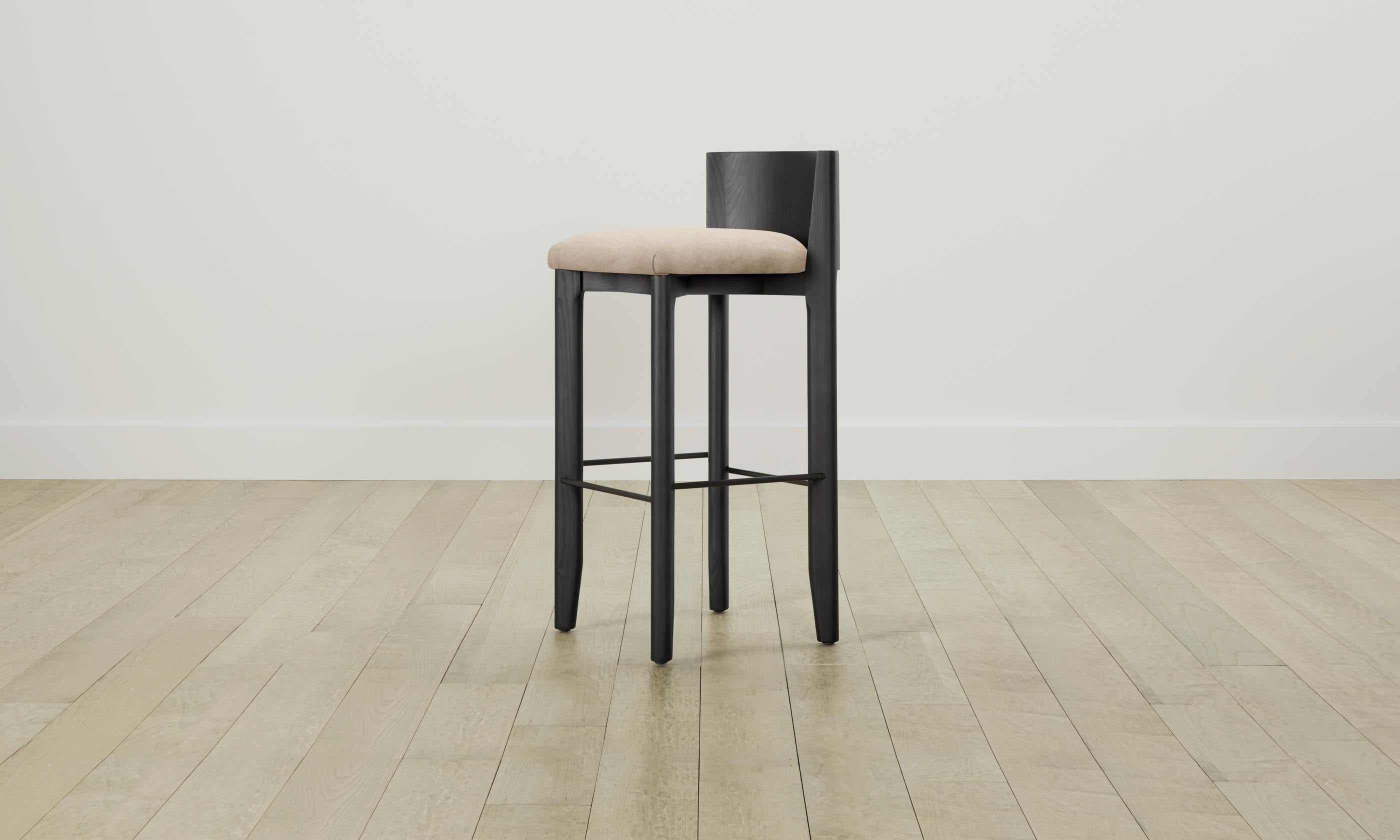 Premium Velvet Bar Stool - The Delancey Counter Stool in Dusty Rose | Modern Kitchen & Dining Room Seating for Home Bars & Breakfast Nooks
