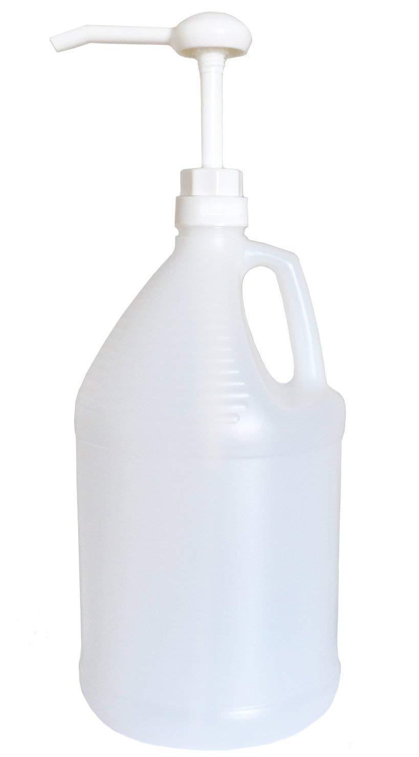 100-Pack White TBA Dispenser Pump for 1 Gallon Containers - Universal Fit for Most Gallon Bottles of Shampoo, Conditioner & Liquid Soap | Ideal for Salons, Spas & Bulk Refill Stations