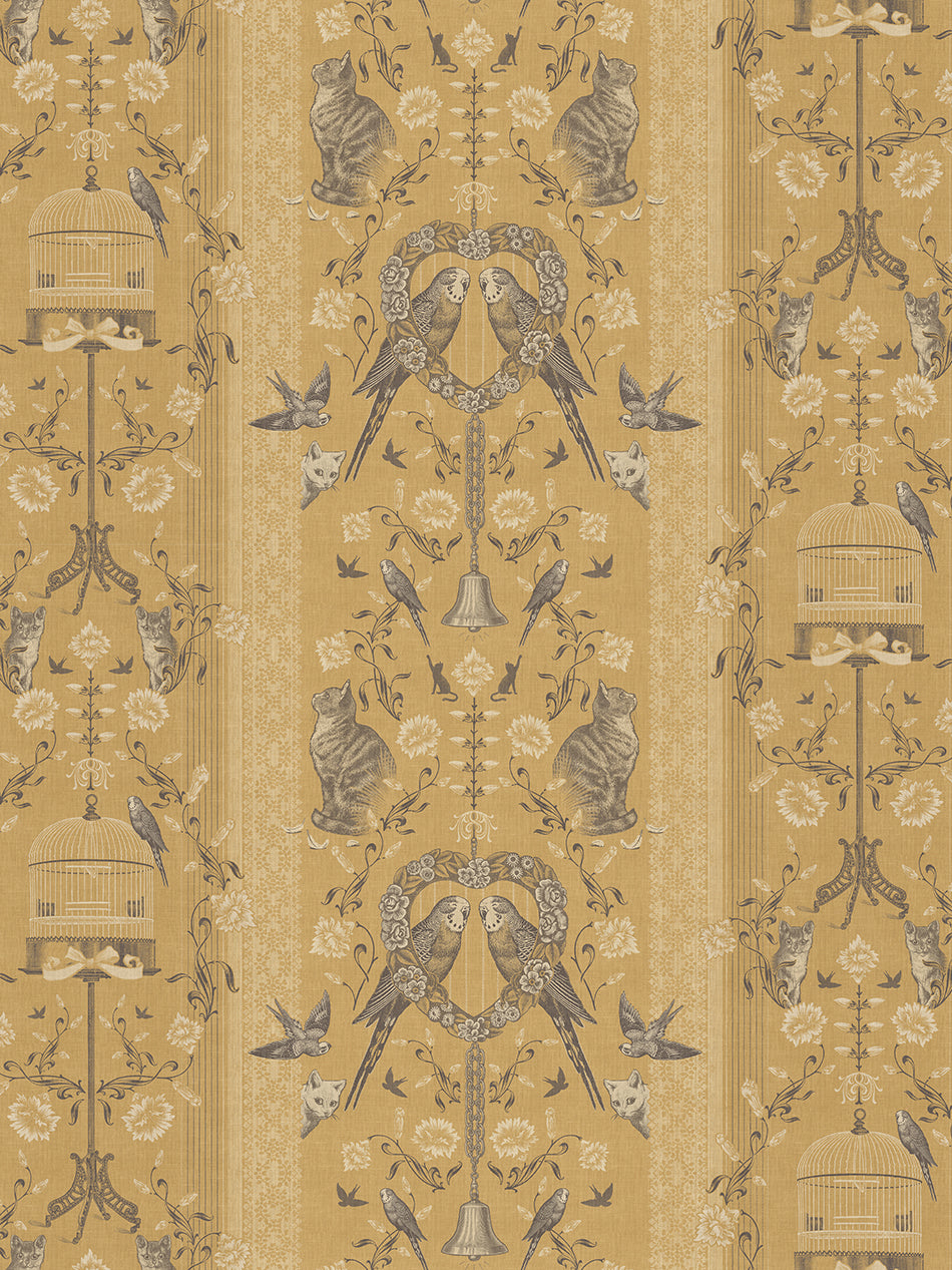 Bye Bye Birdie! Peel and Stick Wallpaper Sample - Self-Adhesive Removable Wallpaper for Bedroom, Nursery, Living Room Decor