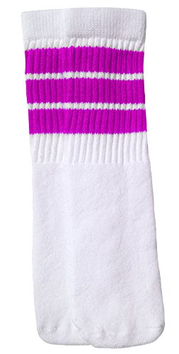 White /Hot Pink Stripes Style 1
