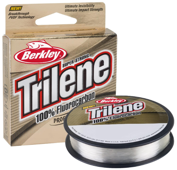 Berkley TFPS12 15 Trilene 100% Fluorocarbon Ice Fishing Line - 5Lb 75yd Clear - Perfect for Winter Ice Fishing and Cold Weather Angling