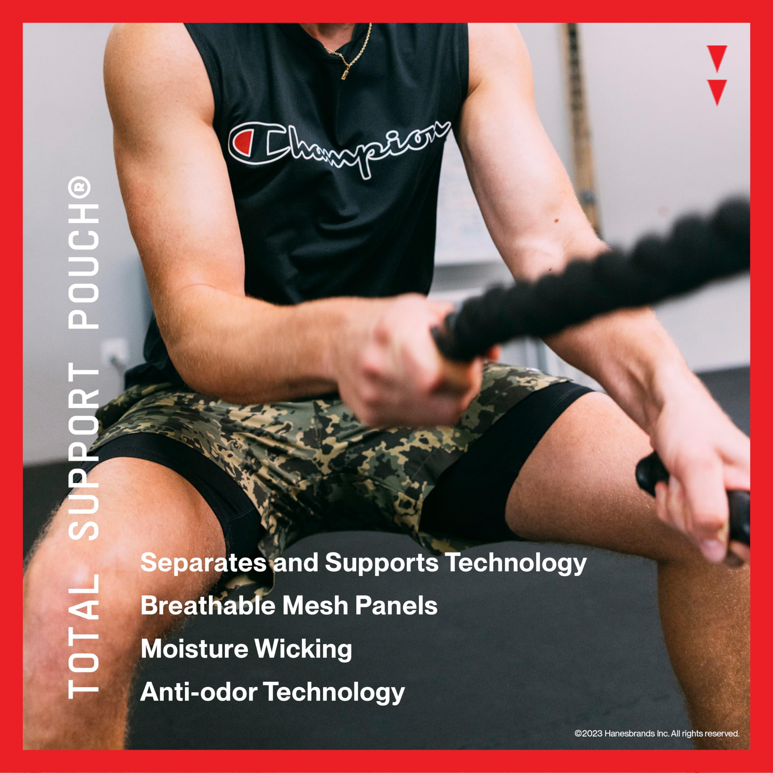 Champion Men's Athletic Shorts - Comfortable Workout & Gym Running Shorts for Men - Perfect for Sports, Training & Casual Wear