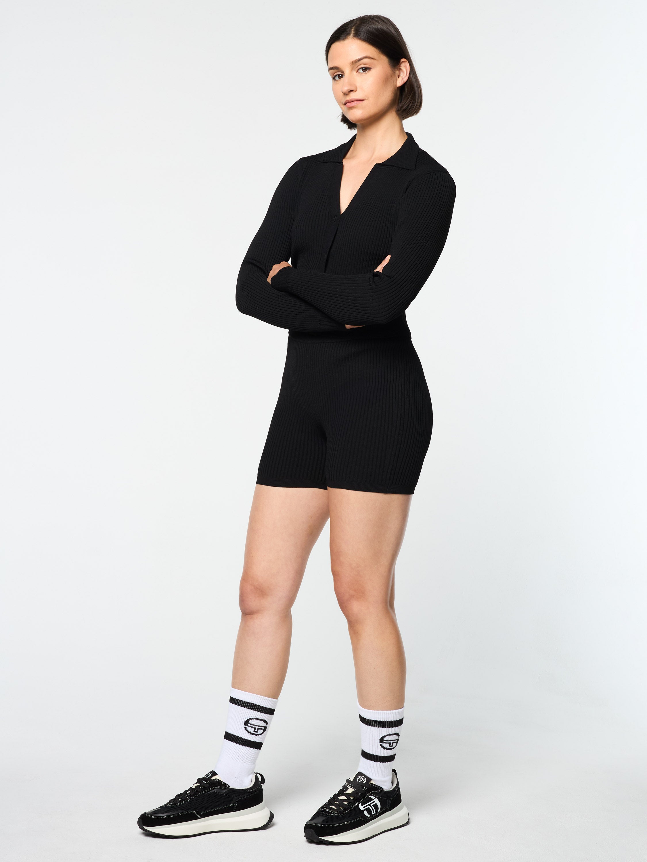 Magreta Rib Cardigan for Women - Soft Black Knit Sweater | Cozy Fall & Winter Layering Piece | Perfect for Office, Casual Outings & Date Nights