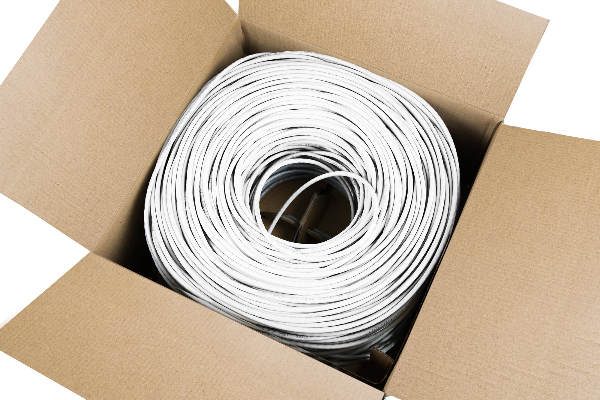 1000ft Cat6 Ethernet Cable - High Speed Network Cable for Gaming, Streaming & Office Use - Bulk LAN Cable for Home & Business Networking