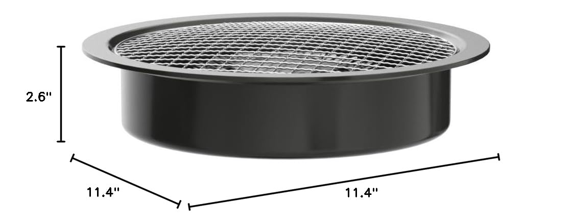 Iwatani Korean Cookware Aburi Stove Top Grill Pan - Black Nonstick BBQ Griddle for Korean BBQ, Bulgogi & Home Cooking | CB-A-AMP | Perfect for Indoor Grilling, Camping & Small Spaces