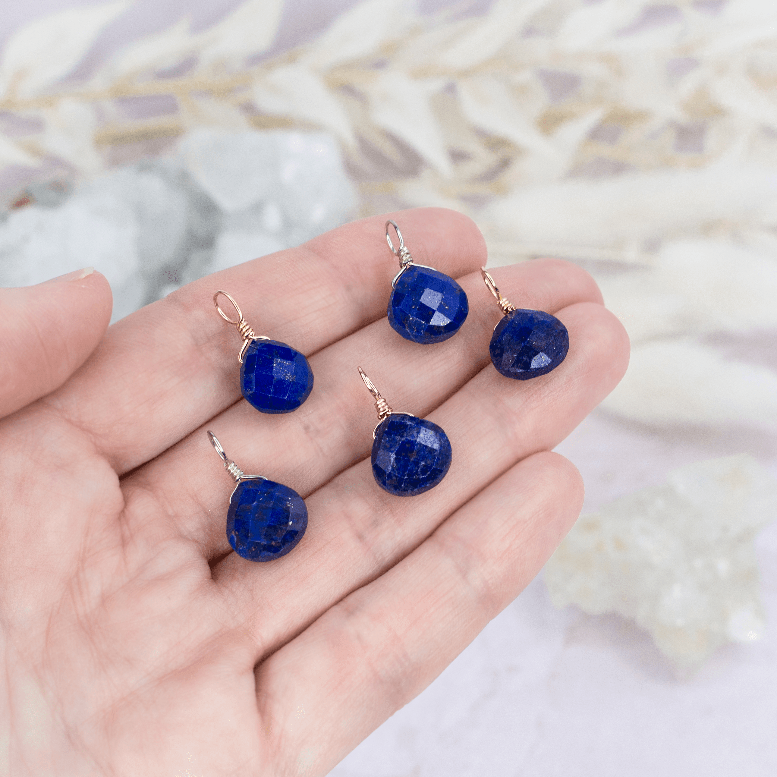 Lapis Lazuli Teardrop Pendant Necklace - Natural Blue Gemstone Jewelry for Women - Perfect for Gift Giving, Meditation & Spiritual Healing