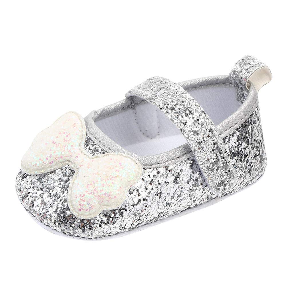 Eoailr 10-Pack Baby Boys & Girls Soft-Soled Bow-Knot Walking Shoes - Princess Style Indoor Infant Shoes for Premature Babies | Perfect for First Steps, Playtime & Special Occasions