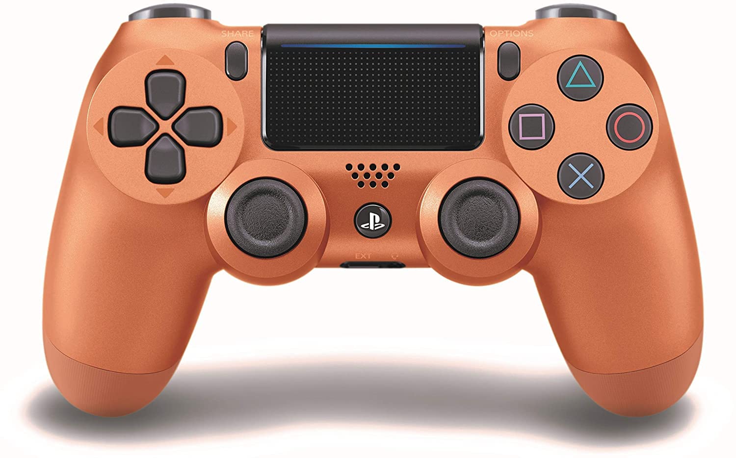 Wireless DualShock 4 Controller for PlayStation 4 - Copper | Official Sony PS4 Gamepad with Touchpad, Motion Sensors & Built-in Speaker | Perfect for Gaming, Streaming & Multiplayer Sessions