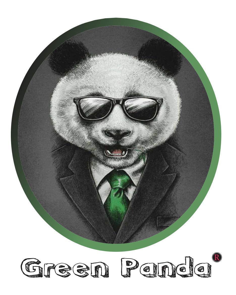 Green Panda Car Decal Stickers - Waterproof Vinyl Decals for Windows, Sides, Hood & Bumper - Perfect for Car Decoration, Personalization & Automotive Styling