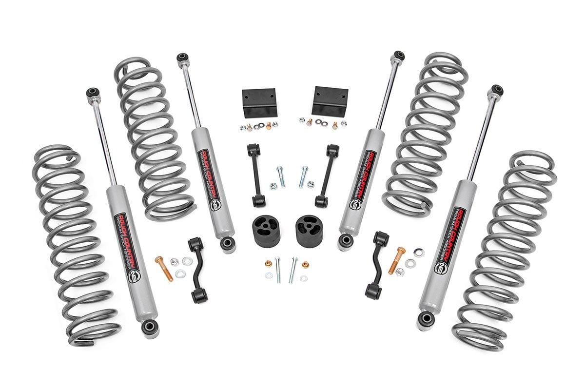 2.5 Inch Lift Kit for Jeep Wrangler Unlimited 4WD (2024-2025) - Heavy Duty Coil Springs - Part #79330 - Off-Road Suspension Upgrade for Enhanced Performance